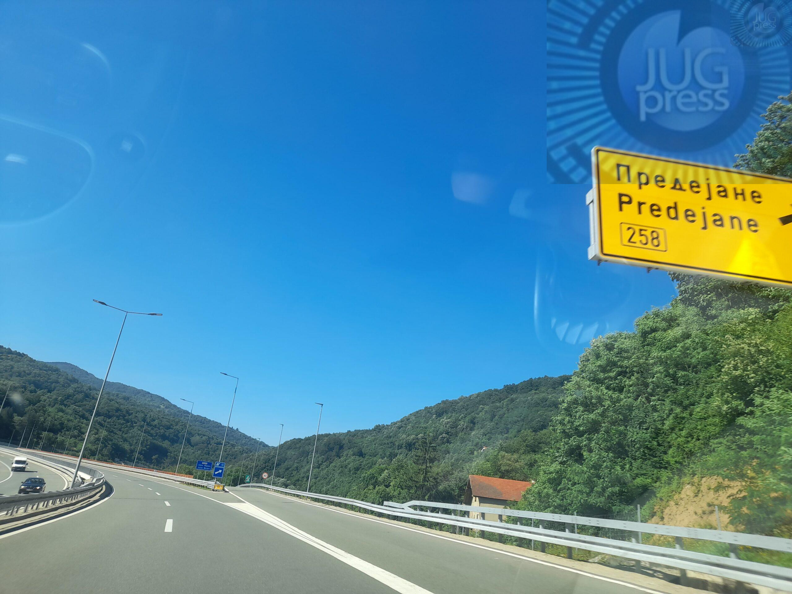 Mapa Predejane Putevi Srbije: Normalizovan saobraćaj u tunelu Predejane - JUGPRESS