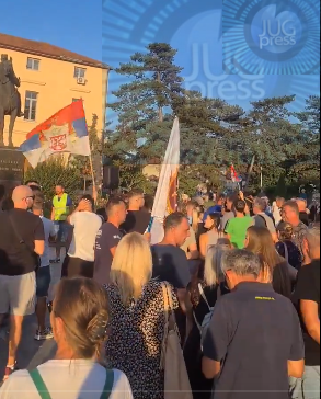 Na proteste protiv Rio Tinto u Mionici bila trećina stanovnika - JUGPRESS